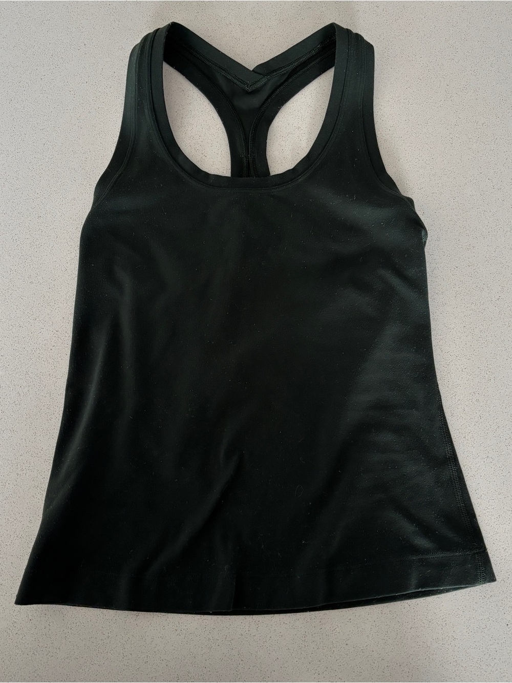 Lululemon Green Racerback Cropped Tank Top